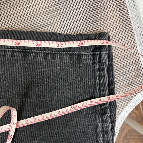 Old Navy Low Rise OG Loose Jeans 6 Charcoal Faded Black Moon Shade Straight Leg - Picture 13 of 16